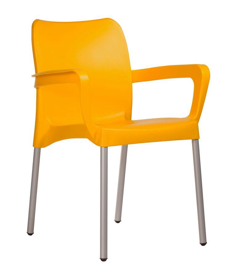 Plastic cafe store chairs