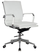Flat Cushion Medium Back - PU White Mad Chair Company