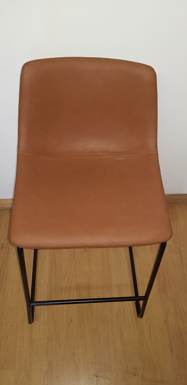 Vintage Sleigh Chair Brown Mad Chair Company