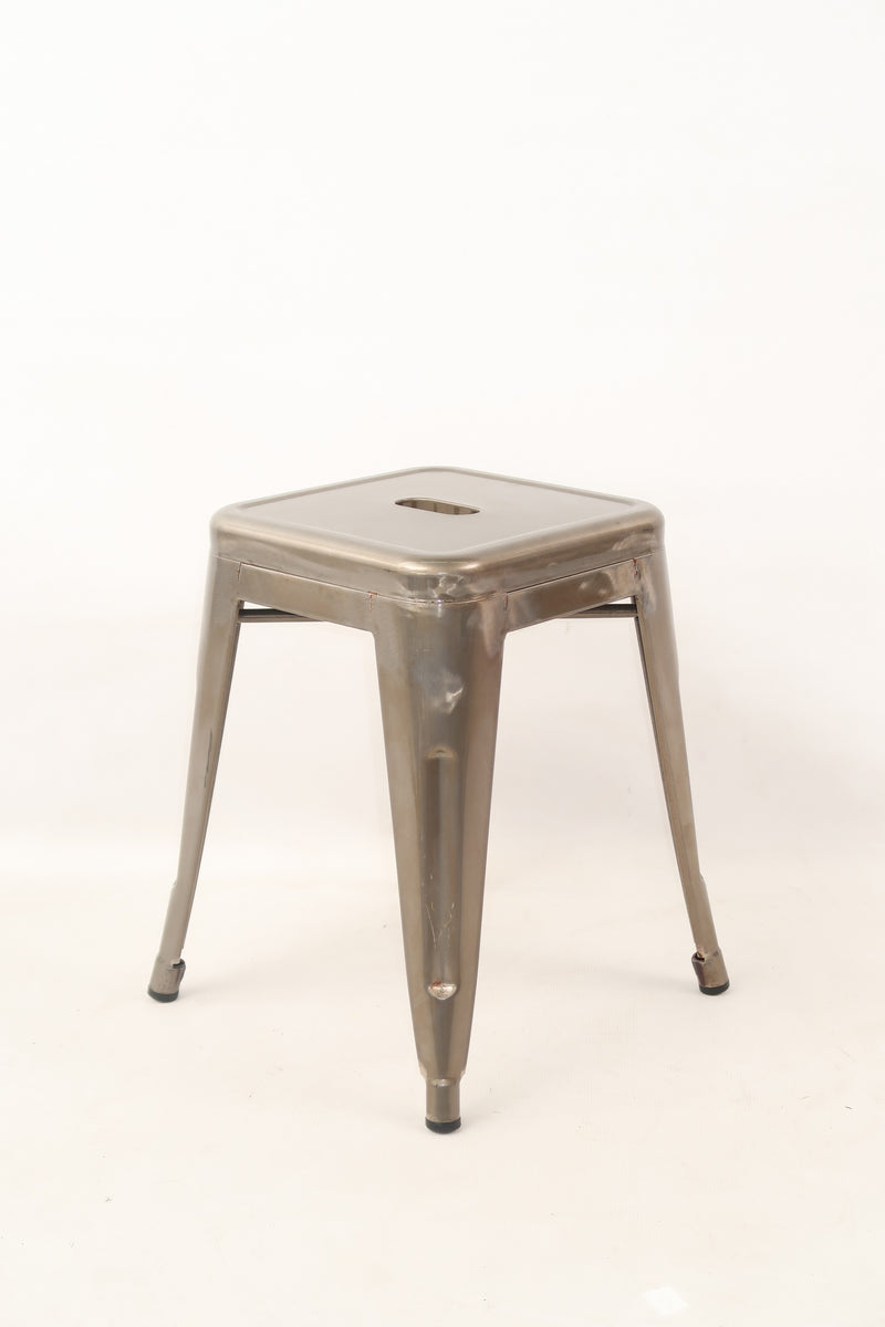 replica metal tolix low stool galvanised mad chair company