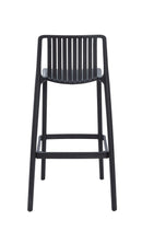 Black plastics bar stool mad chair company