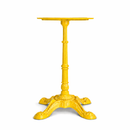 Cast iron Retro Table base yellow Mad chair company