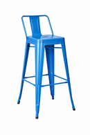 Paris Kitchen Stool With Low Back Rest