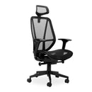 Crystal High Back Office Chair - Black Frame