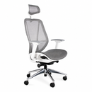 Crystal High Back Office Chair  grey mad chair company