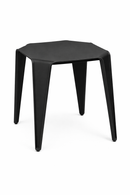 Gino side table black mad chair company