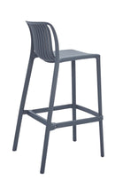 Grey bar stool mad chair company