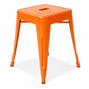 ORANGE tolix 45cm stool. MAD CHAIR COMAPNY