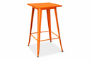 Orange metal TOLIX  bar table MAD CHAIR COMPANY