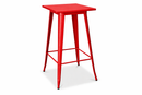 Red metal TOLIX  bar table MAD CHAIR COMPANY