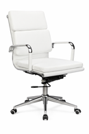 Replica Eames Mid Back Padded Office Chair - PU Mad Chair Company