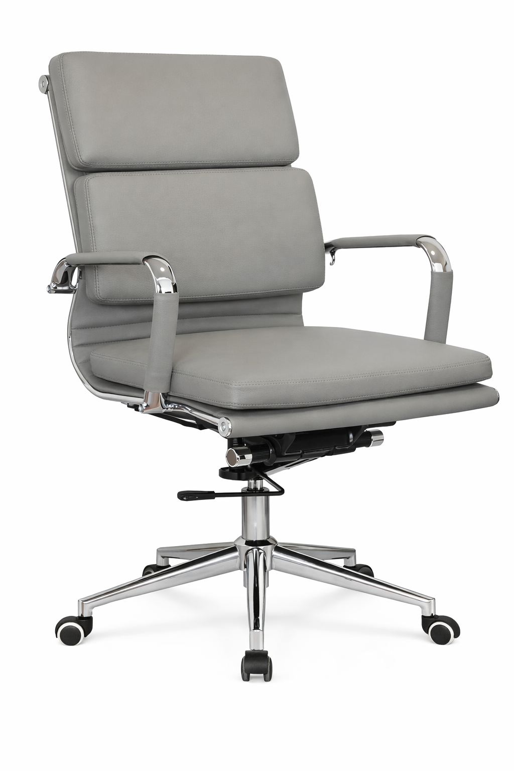 Mid Back Padded Office Chair - PU