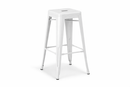 WHITE tolix barstool MAD CHAIR COMPANY