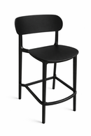black simple cafe kitchen stool MAD CHAIR COMPANY