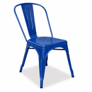 blue tolix cafe chair. MAD CHAIR COMPANY