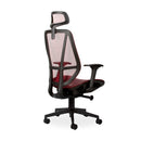 crystal high back office chair red mad chair company 3