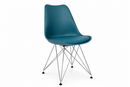 Padded Eiffel Chair - Steel Leg
