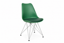 Padded Eiffel Chair - Steel Leg