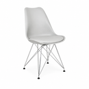 Padded Eiffel Chair - Steel Leg