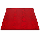 red table top 700mm SQUARE mad chair company