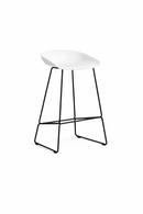 replica hay kitchen stool white seat black seat. Mad chair company