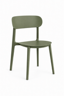 simple cafe chair army green mad chair company