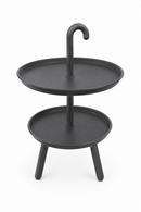 umbrella side table black grey mad chair company