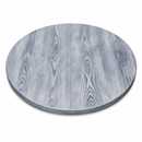 weathered balau round table top mad chair company