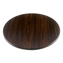 Werzalit Table Tops WALNUT  - 800mm Round MAD CHAIR COMPANY