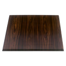 Werzalit Table Tops - 800 x 800mm Square WALNUT MAD CHAIR COMPANY