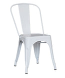 replica metal tolix Dining Chair white mad chair company 