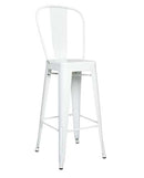 Paris Bar Stool With Large Back Rest
