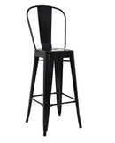 Paris Kitchen Stool With Large Back Rest