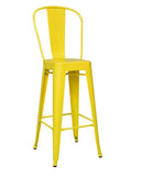 Paris Kitchen Stool With Large Back Rest