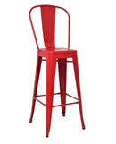 Paris Kitchen Stool With Large Back Rest
