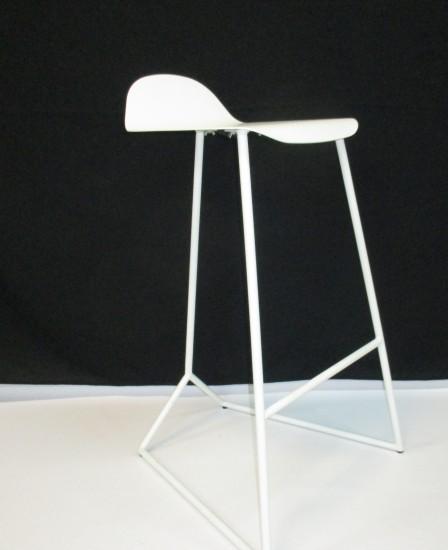 Jimmy Sleigh Barstool WHITE MAD CHAIR COMPANY