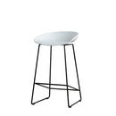 Metal Leg Bar Stool - 76cm Black Leg