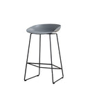 Metal Leg Bar Stool - 76cm Black Leg