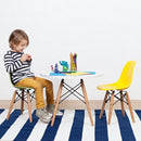 replica del eames eiffel kids wood legs white seat mad chair company 