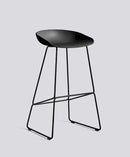 Replica Hay Kitchen Stool - 66cm Chrome & Black Leg Mad chair company 
