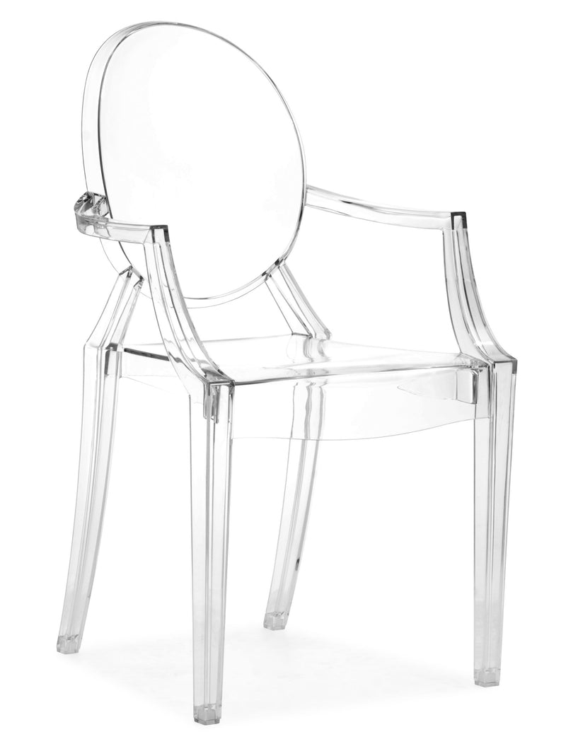replica ghost  armchair Clear plastic polycarbonate  mad chair company 