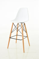 Replica Del Eames Eiffel Barstool - Wood Leg -Mad chair Company