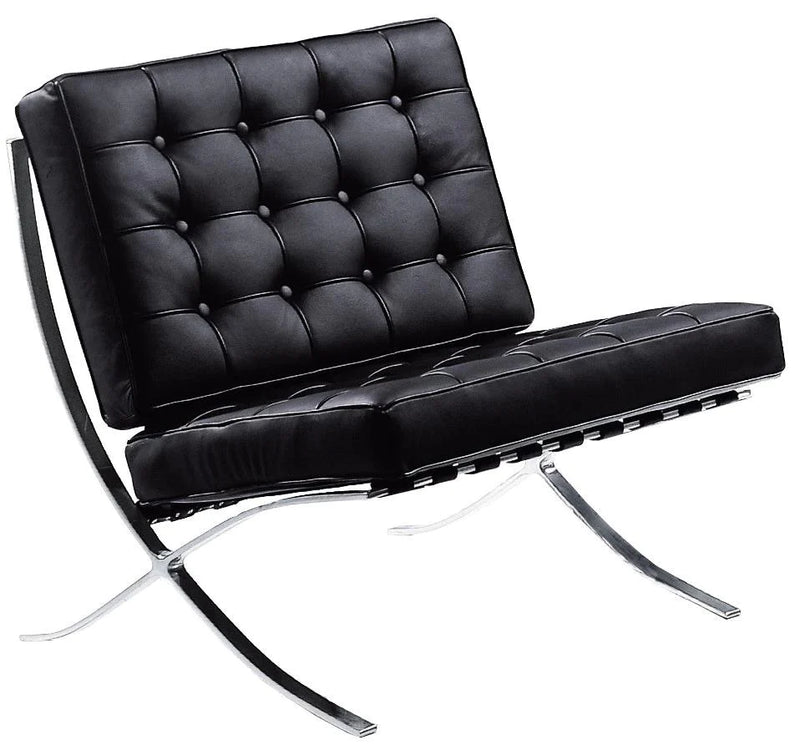 Barcelona – Von Der Rohe - 1 Seater Sofa Black Mad Chair Company