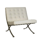Barcelona – Von Der Rohe - 1 Seater Sofa White Mad Chair Company
