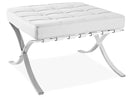 Barcelona – Von Der Rohe - Footstool White Mad Chair Company