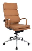 Replica Eames High Back Padded Office Chair - PU Mad Chair Company
