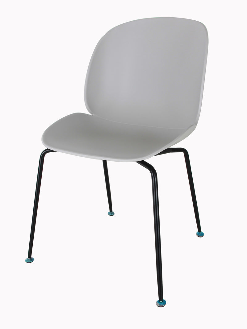 Replica Beetle Chair - Light grey seat Black Leg MAD CHAIR COMPANY