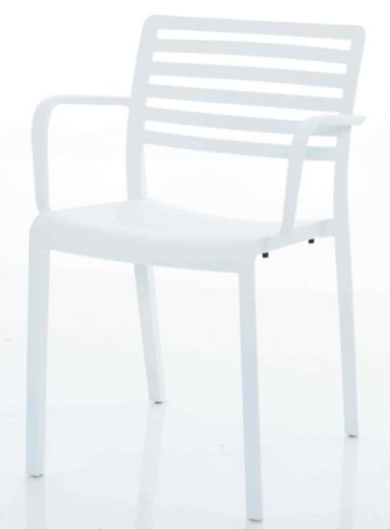 Lama Arm Chair White plastic Mad Chair Company