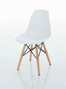 replica del eames eiffel kids wood legs white seat mad chair company 