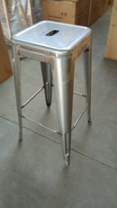 Replica Tolix Bar Stool - Raw no Paint